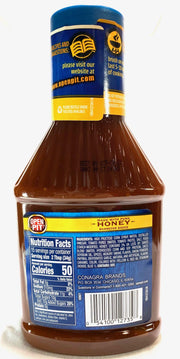 Honey BBQ Sauce (3 Pack) by Open Pit – 18 Fl Oz (Pack of 3), Pack of 3