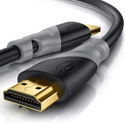 CSL-Computer - 8k HDMI Cable 2.1 5 m - 8K @ 60Hz 4K @ 120Hz with DSC - 48 Gbit/s - HDMI 2.1 2.0a 2.0b - 3D - High Speed Ethernet - HDTV - UHD II - Dynamic HDR-10+ - eARC - Variable Refresh Rate VRR