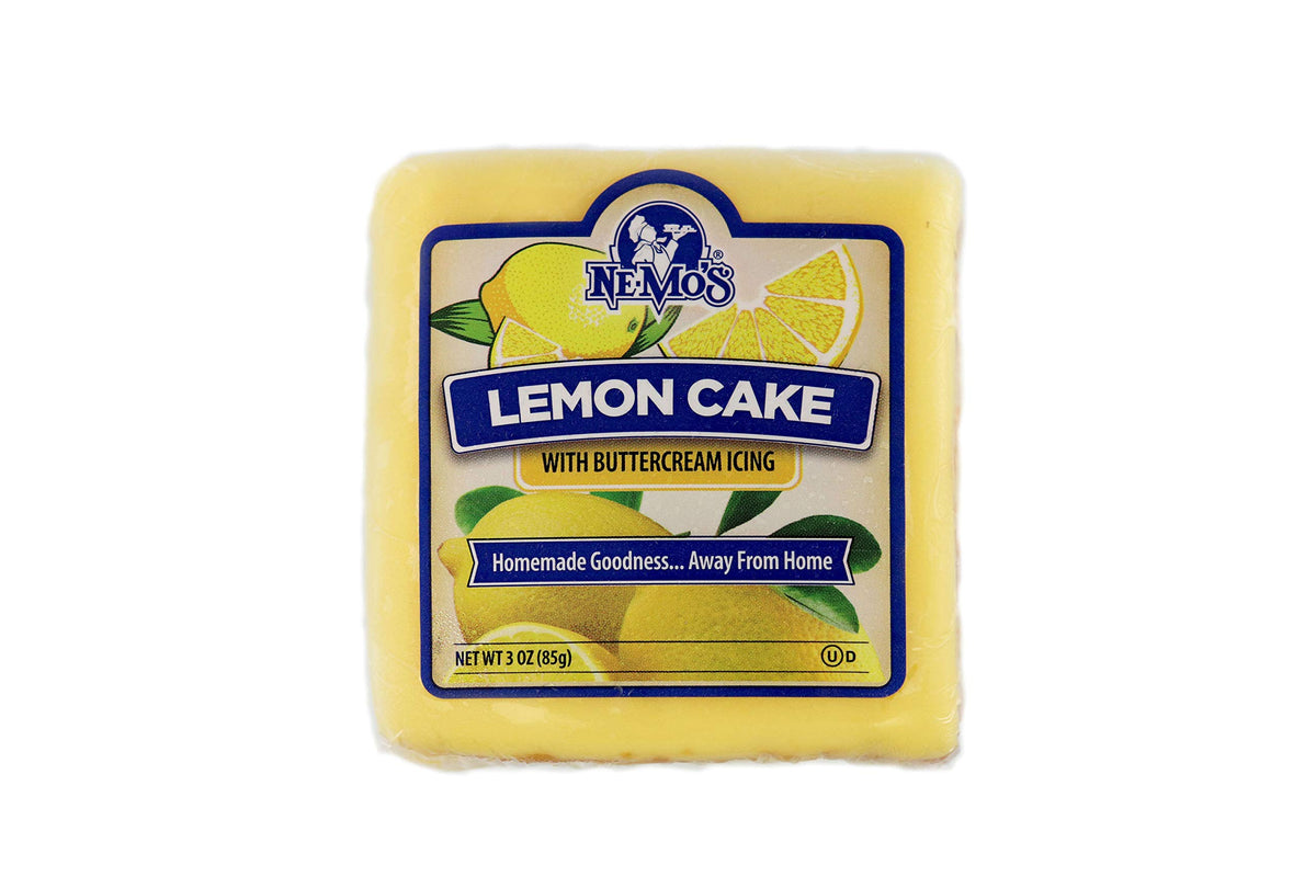 Bakery Lemon Cake Square - 36 pack by NE-MO'S – 3 Ounce (Pack of 36), Pack of 36