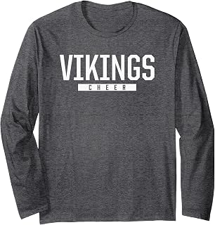 Curtis Vikings Cheer HS Long Sleeve T-Shirt