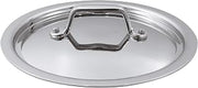 PADERNO World Cuisine Riveted Mini Stainless Steel Cover, 5 1/2in, Gray