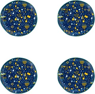 10 Strawberry Street Bella Holiday Appetizer Plates (Driedels & Lights)