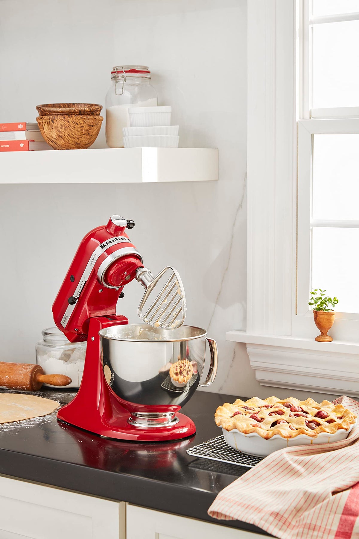 Pasty Beater for 4.5/5Q Tilt Head Stand Mixers by KitchenAid – Stainless Steel, Pack of 2, Model KSMPB5SS