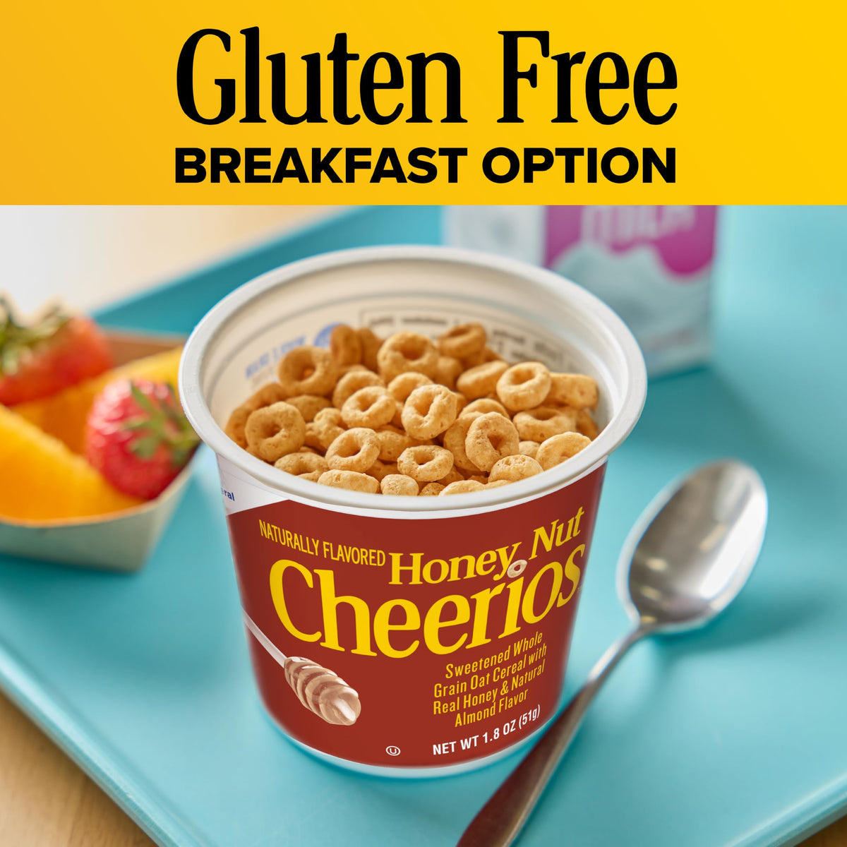 Honey Nut Cereal by Cheerios – 60 servings, Pack of 60