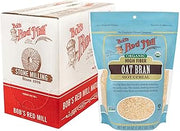 Bob's Red Mill Organic Oat Bran, 18oz (Pack of 4) - Non GMO, Vegan, Kosher