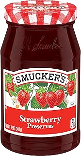 Smucker's Strawberry Preserves, 12 Ounces (Pack of 6)