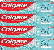 Colgate Active Salt Toothpaste, Daily Germ Protection, Combo Pack of 800g (Buy 3 Get 1 Free) with Salt and Mint, Healthy Gums & Teeth, Tooth Paste That Fights Germs & Provides Fresh Breath