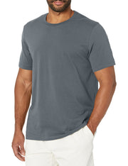 Bella + Canvas X-Large / Steel Blue / Round Neckline, Short Sleeves, Regular Fit, Crew Neck, Sleeve, Sueded Jersey T-Shirts