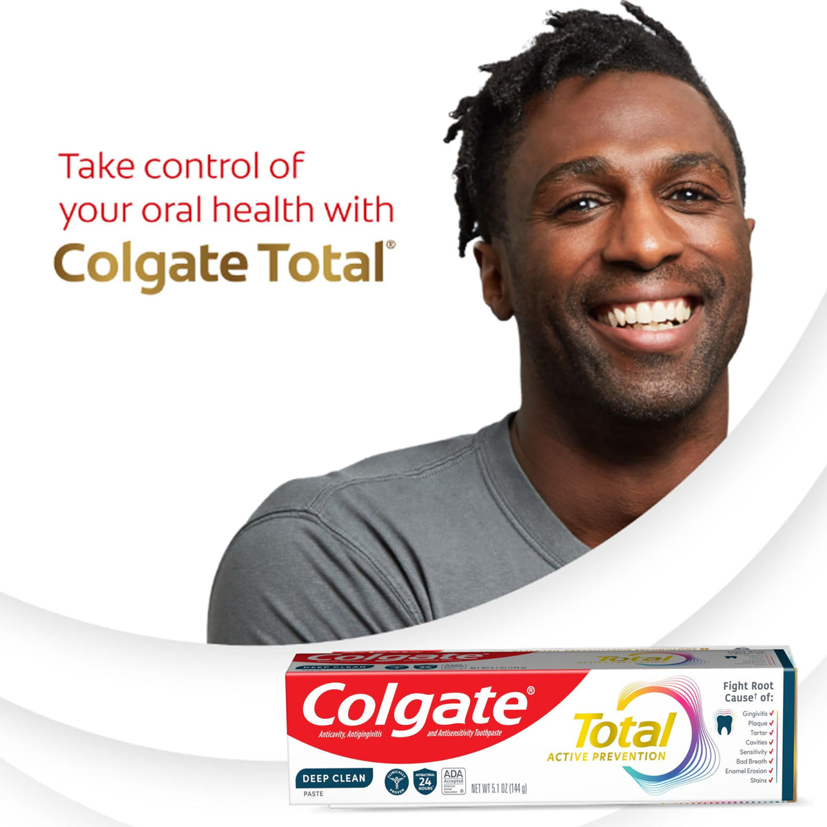 Colgate 5.1 Ounce (Pack of 18) / Deep Clean / 1 Toothpaste