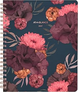 AT-A-GLANCE 2027 Planner, Weekly & Monthly, 13-Month Jan-Jan, 8.5" x 11", Dark Romance (5254-905-27)