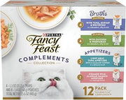 Purina Fancy Feast Appetizers and Broths Variety Pack (2 Pack) 24 Count