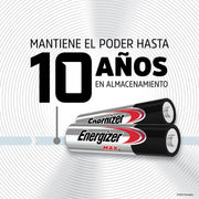 Energizer 4 Count (Pack of 2) / Silver / 1 AAA