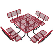 Global Industrial Red / Onesize / Industrial Picnic Tables