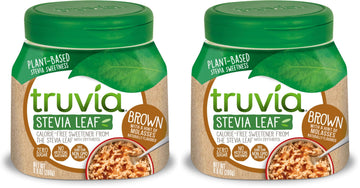 Calorie-Free Brown Spoonable Sweetener from the Stevia Leaf (9.8 oz Jar) (Pack of 2) by Truvia – 9.8 Ounce (Pack of 2), Pack of 2, Model 55A257