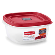 Easy Find Lids 5-Cup Food Storage and Organization Container by Rubbermaid – 1 Piece, 5.0 cups, Plastic, Red, Model 2030353