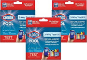 Clorox® Pool&Spa™ Swimming Pool 3-Way Water Test Kit, Accurately Measures Bromine, Chlorine and pH Levels (Pack of 3)