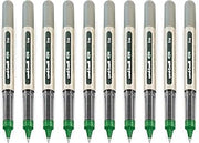 Uni-Ball EYE - UB-157 Rollerball Pens - 0.7mm Nib - Green - Pack of 10