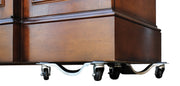 Steel Leg Dolly 10-3/4 in. x 12 in. x 2-3/4 in. 300 Lb. Capacity Silver by Vestil – One Size, Alloy Steel, Silver, Model LEG-D-12