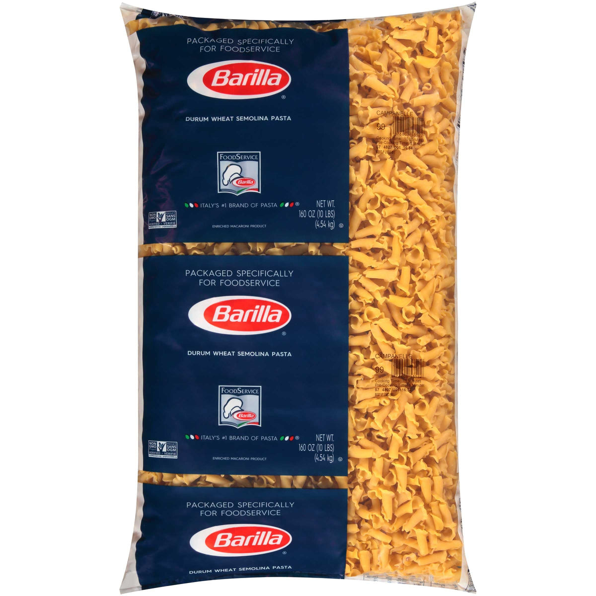 Campanelle Pasta by Barilla – 160 Ounce (Pack of 2), Pack of 2