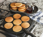 Nordic Ware Silver / Scandinavian Silver Dollar Pancake / 17.5x10.5x2.1 Specialty & Novelty Cake Pans