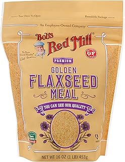 Bob's Red Mill Golden Flaxseed Meal, 16oz (Pack of 1) - Non GMO, Vegan, Paleo Friendly, Keto Friendly, Kosher