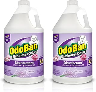 OdoBan Disinfectant Concentrate and Odor Eliminator, 2 Gallons, Lavender Scent