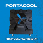 HydroTek™ Replacement Media Set for Hurricane by Portacool – for Portacool Cyclone 140, 0 cubic_feet, Brown/Black, Model PACHTB360K
