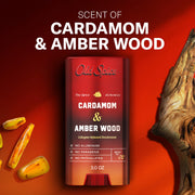 Old Spice Cardamom + Amber Wood / 3 Ounce (Pack of 1) / 1 Deodorant