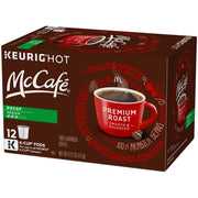 McCafé Decaf Premium Medium Roast K-Cup Coffee Pods (12 Pods) by McCafe – 12 Count (Pack of 1), Model 4300006064