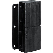 Rubber Dock Bumper 11"W x 4.5"D x 20"H by Global Industrial – 4.5"L x 13"W x 22"H, Rubber, Black, Model 988030