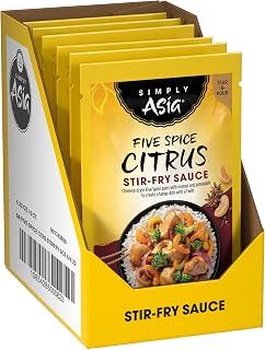 Simply Asia Five Spice Citrus Stir-Fry Sauce, 4.22 oz (Pack of 6)