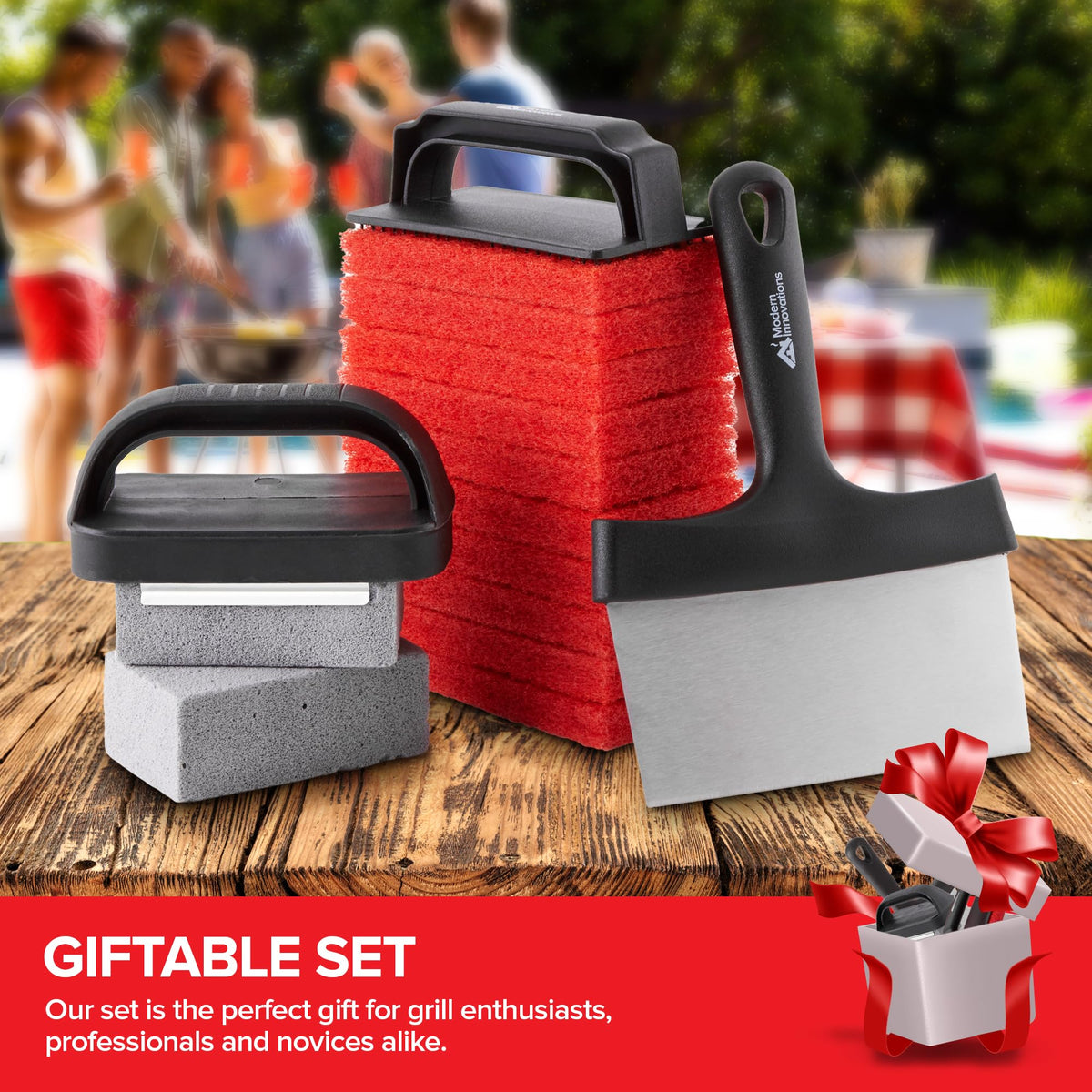 Modern Innovations 15 Piece / Gray / 15 Grilling & Barbecue Utensils