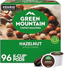 Green Mountain Coffee Roasters Hazelnut Coffee, Keurig Single-Serve K-Cup pods, Light Roast, 96 Count