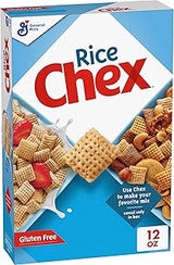 Rice Chex Cereal, Gluten Free,Chex Mix Ingredient, 12 oz | 17g Whole Grain per Serving, Good Source of 12 Vitamins & Minerals, No High Fructose Corn Syrup