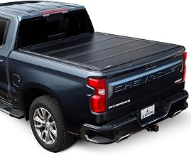 LEER HF650M Quad-Folding Tonneau Cover, Fits 2019 GM Silverado/Sierra with 5'8" Truck Bed