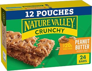 Nature Valley Crunchy Granola Bars, Peanut Butter, 24 ct, 17.88 oz