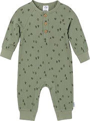 Gerber Baby Boys' Baby Boys' Henley Romper