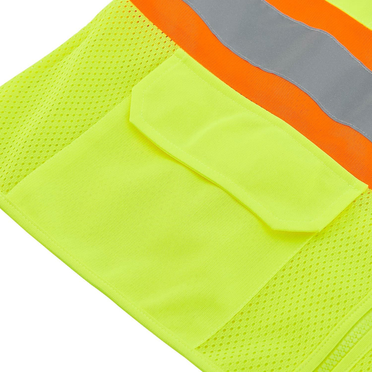 Class 2 Hi-Vis Safety Vest by Global Industrial – 4X-Large-5X-Large, Polyester, Lime Green, Model 641641LXXXXL