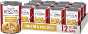 Campbell's Kitchen Classics Chicken and Rice Soup, 14.5 oz. Can (12 Pack)
