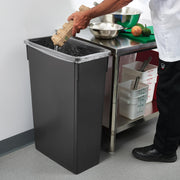 Winco Can / Black / 23 Gallon Trash, Recycling & Compost