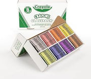 Crayola Crayon Classpack, School Supplies, Regular Size, 8 Colors, 800 Count