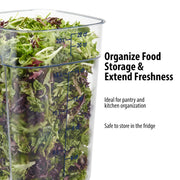 FreshPro 22Qt Food Storage Container in Clear for Industrial and Kitchen Use by Cambro – 22.0 quarts, Polycarbonate (PC), Clear, Model 22SFSPROCW135
