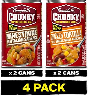 Campbell's (Bundle of 4) Campbell’s Chunky Soups Variety Bundle
