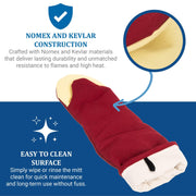 San Jamar 24" / Puppet / Red Oven Mitts