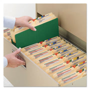 Drop Front Panel Colored File Pockets (Smead) – Legal, Colored stock, Green, Model SMD74226