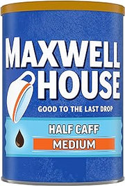 MAXWELL HOUSE Half Caff Ground Coffee (11 oz Canister)