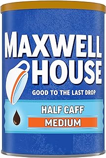 MAXWELL HOUSE Half Caff Ground Coffee (11 oz Canister)
