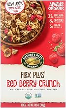 Natures Path Organic Cold Flax Plus Red Berry Crunch Cereal, 10.5 Ounce - 12 per case.