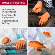 Ansell Size 9 (L) / Box (100) / Orange Non-Sterile Gloves
