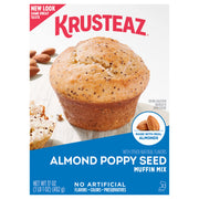 Krusteaz Almond Poppy Seed / 17 Ounce (Pack of 1) / Almond Poppyseed Muffins & Quickbreads